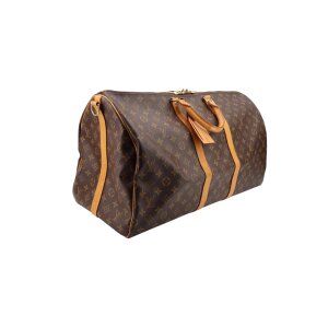 Louis Vuitton Keepall 55 Monogram Canvas Carrier bags Black Week 22