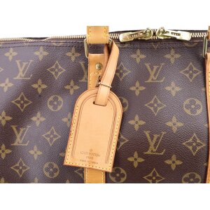 Louis Vuitton Keepall 55 Monogram Canvas Carrier bags Black Week 28