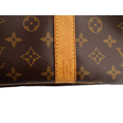 Louis Vuitton Keepall 55 Monogram Canvas Carrier bags Black Week 15