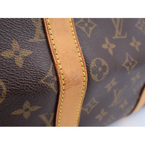 Louis Vuitton Keepall 55 Monogram Canvas Carrier bags Black Week 16