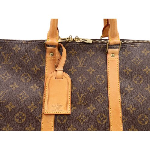Louis Vuitton Keepall 55 Bandouliere Monogram Canvas Carrier bags Louis Vuitton 16