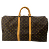 Louis Vuitton Keepall 55 Monogram Canvas For Men Black Week 16