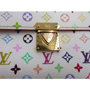 Louis Vuitton Koala Multicolor Weiß Geldbörse