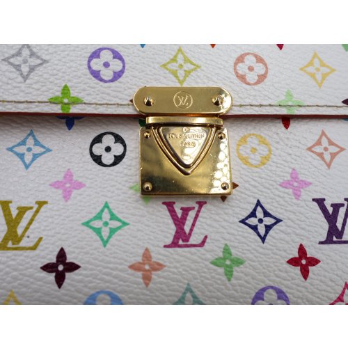 Louis Vuitton Koala Multicolor Weiß Geldbörse