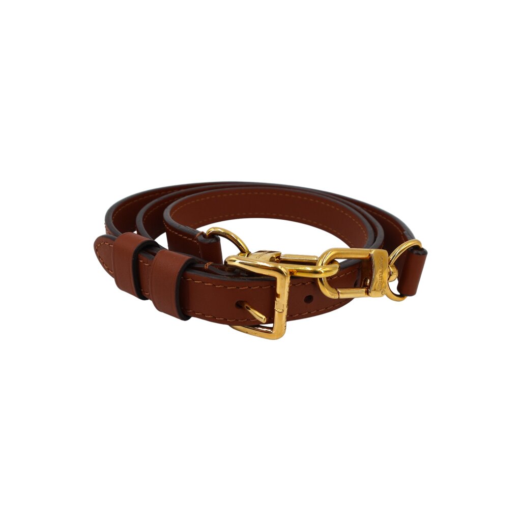 Louis Vuitton Leder Schulterriemen Braun Louis Vuitton Louis Vuitton
