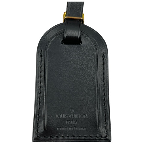 Louis Vuitton Luggage Tag Kofferanhänger mit Poignet Schwarz