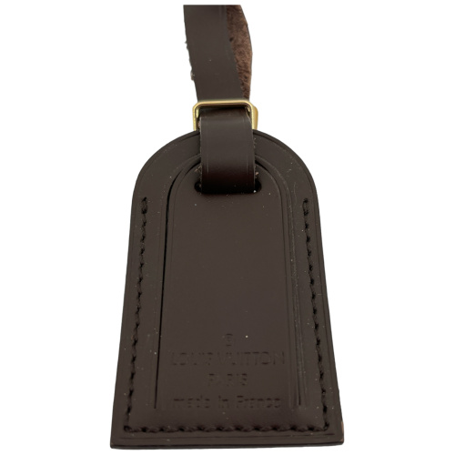 Louis Vuitton Luggage Tag Bag Tag Brown