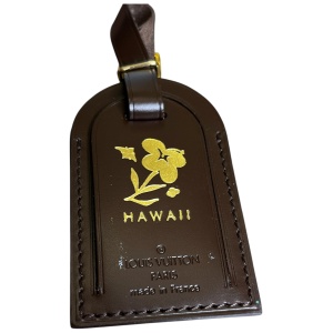 Louis Vuitton Luggage Tag Taschenanhänger Braun Hawaii