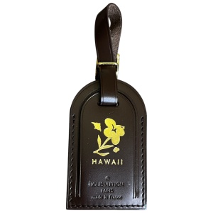 Louis Vuitton Luggage Tag Taschenanhänger Braun Hawaii