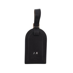 Louis Vuitton Luggage Tag Taschenanhänger Schwarz