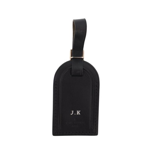 Louis Vuitton Luggage Tag Taschenanhänger Schwarz