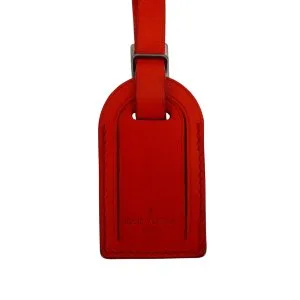 Louis Vuitton Luggage Tag Taschenanhänger Rot