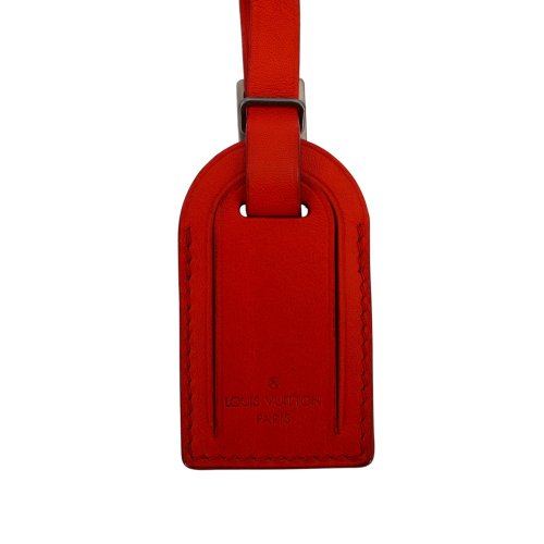 Louis Vuitton Luggage Tag Taschenanhänger Rot
