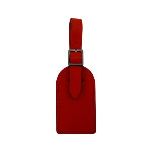Louis Vuitton Luggage Tag Taschenanhänger Rot
