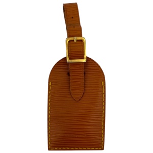 Louis Vuitton Luggage Tag Kofferanhänger Taschenanhänger Cannelle Braun