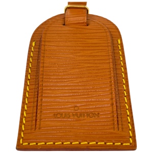 Louis Vuitton Luggage Tag Kofferanhänger Taschenanhänger Cannelle Braun