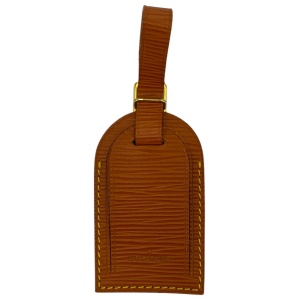 Louis Vuitton Luggage Tag Kofferanhänger Taschenanhänger Cannelle Braun