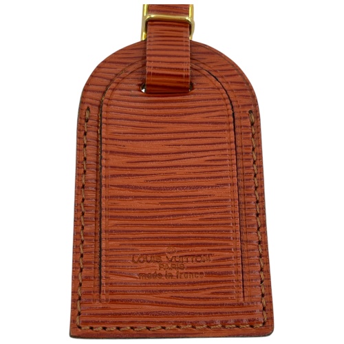 Louis Vuitton Luggage Tag Kofferanhänger Taschenanhänger Braun