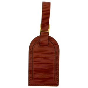 Louis Vuitton Luggage Tag Kofferanhänger Taschenanhänger Braun