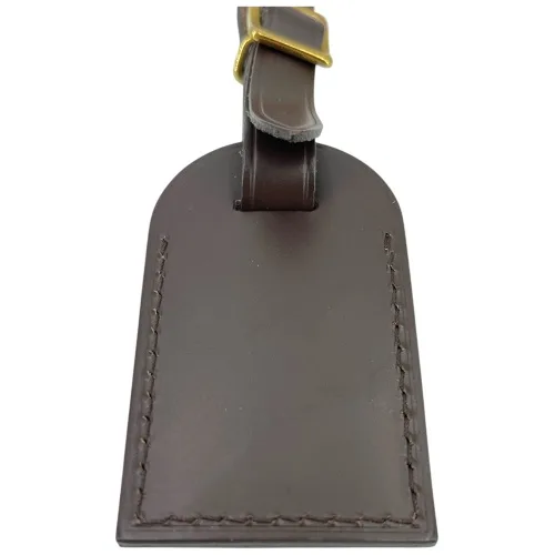 Louis Vuitton Luggage Tag Kofferanhänger Taschenanhänger Braun