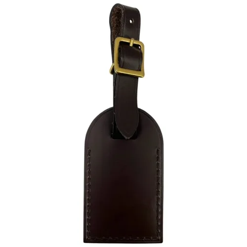 Louis Vuitton Luggage Tag Kofferanhänger Taschenanhänger Braun