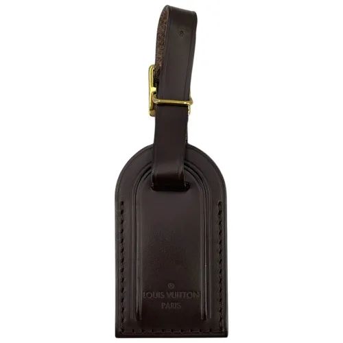 Louis Vuitton Luggage Tag Kofferanhänger Taschenanhänger Braun