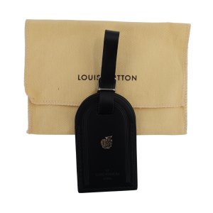 Louis Vuitton Luggage Tag Kofferanhänger Schwarz New York