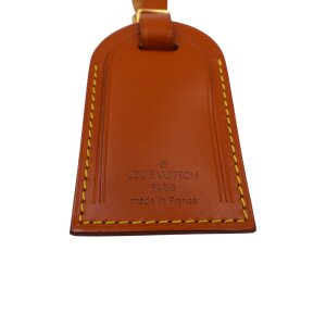 Louis Vuitton Luggage Tag Kofferanhänger mit Poignet Braun Louis Vuitton Louis Vuitton 12
