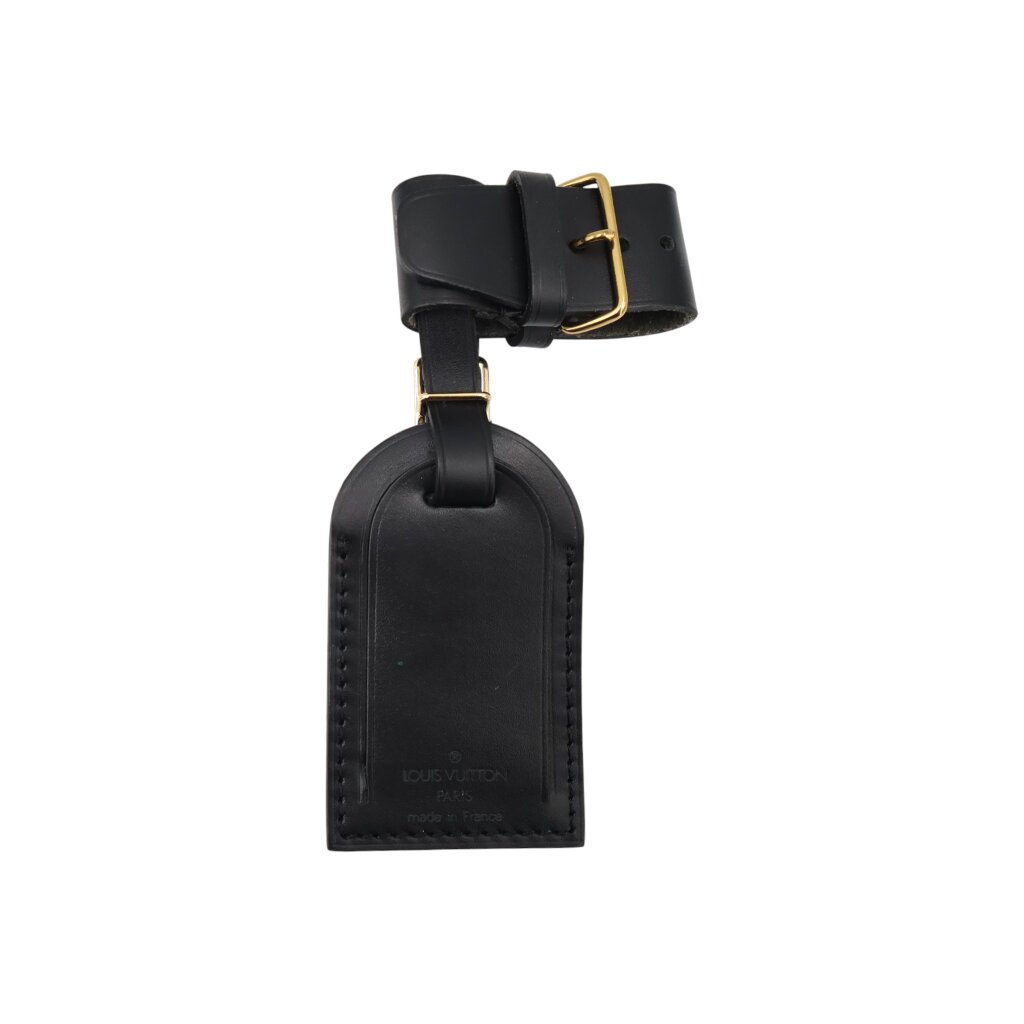 Louis Vuitton Luggage Tag Black Accessories Louis Vuitton