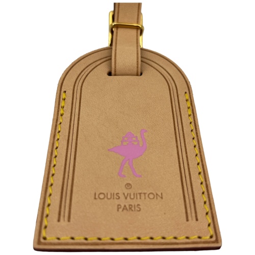 Louis Vuitton Luggage Tag Ostrich