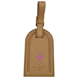 Louis Vuitton Luggage Tag Ostrich