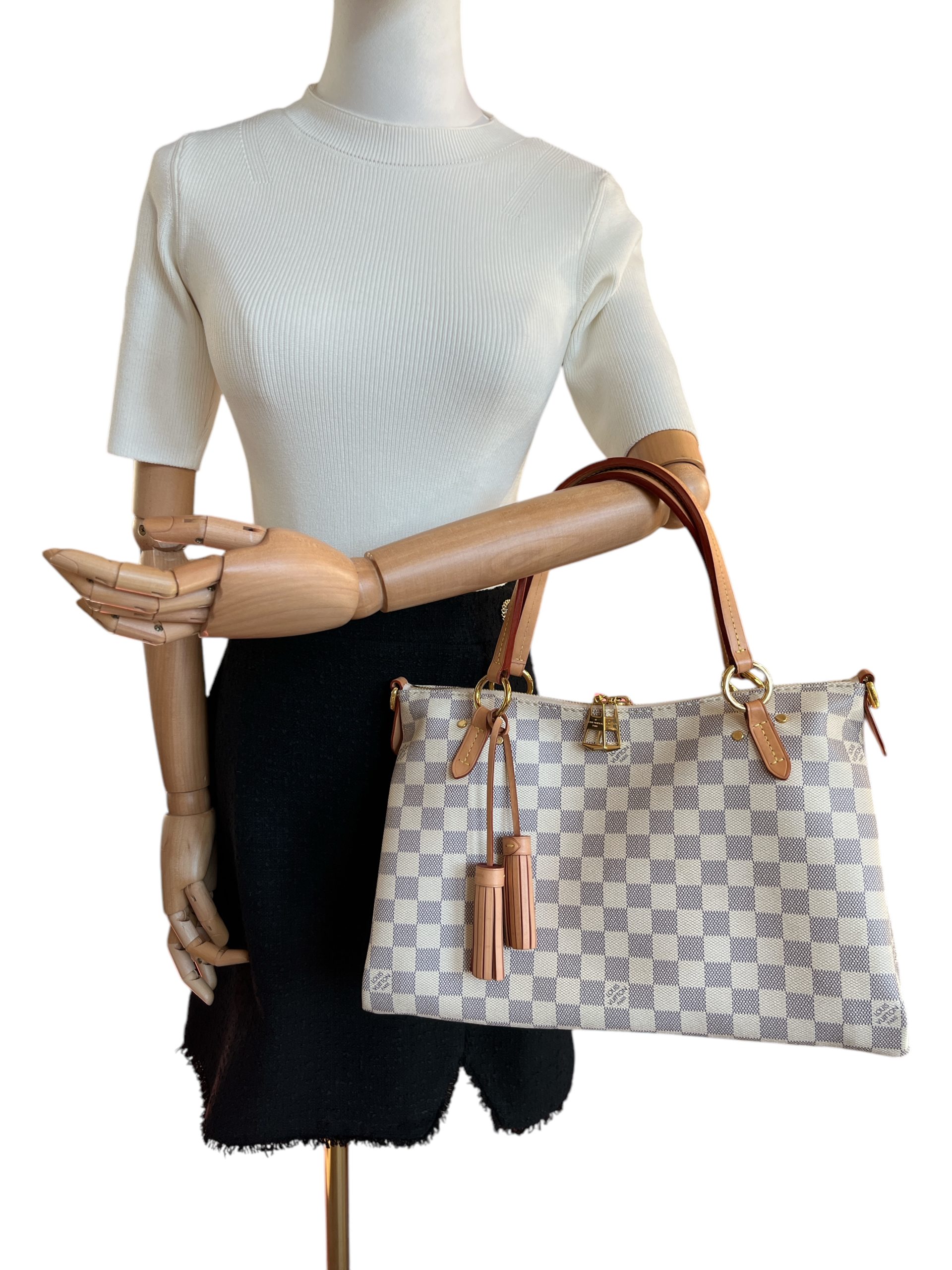 Louis Vuitton Lymington Damier Azur - I Love Handbags