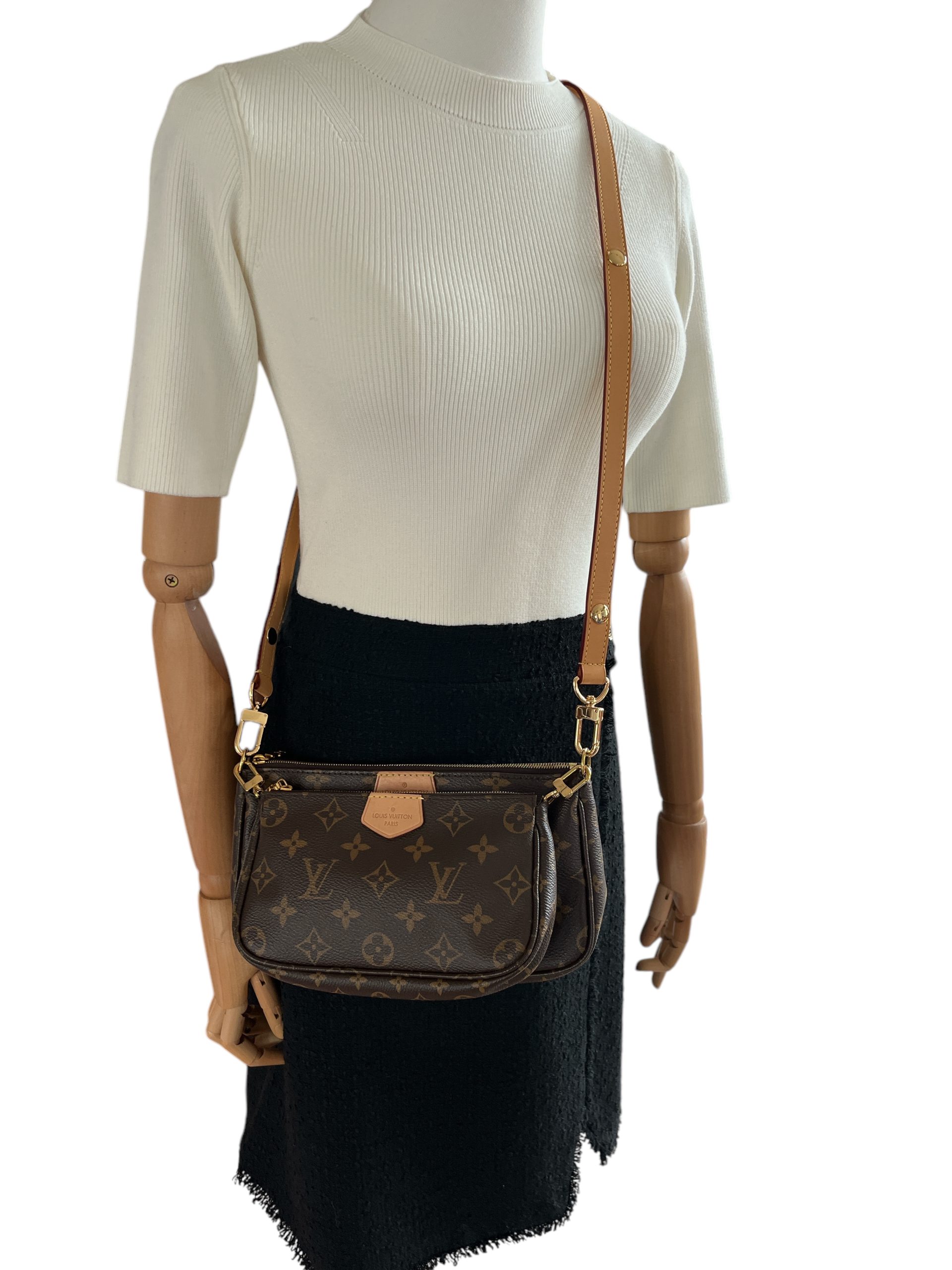 Louis Vuitton Multi Pochette Accessoires Monogram Canvas I Love