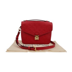 Louis Vuitton Pochette Metis Empreinte Scarlet Rot
