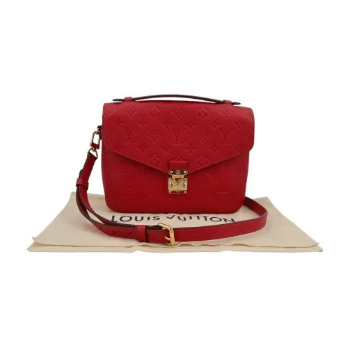 Louis Vuitton Pochette Metis Empreinte Scarlet Rot