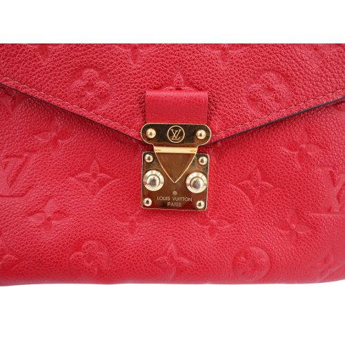 Louis Vuitton Pochette Metis Empreinte Scarlet Rot