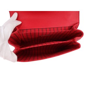 Louis Vuitton Pochette Metis Empreinte Scarlet Rot