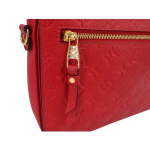 Louis Vuitton Pochette Metis Empreinte Scarlet Rot