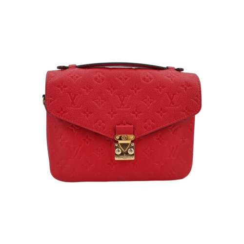 Louis Vuitton Pochette Metis Empreinte Scarlet Rot