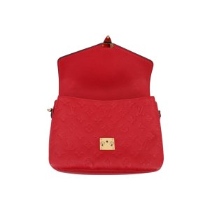 Louis Vuitton Pochette Metis Empreinte Scarlet Rot