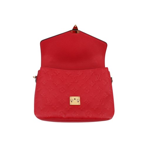 Louis Vuitton Pochette Metis Empreinte Scarlet Rot