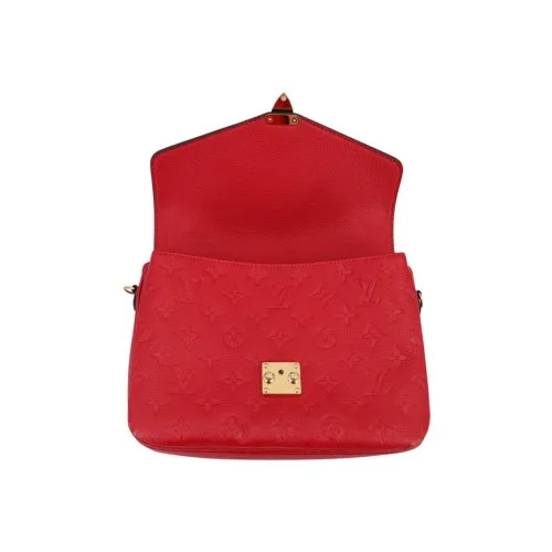 Louis Vuitton Pochette Metis Empreinte Scarlet Rot