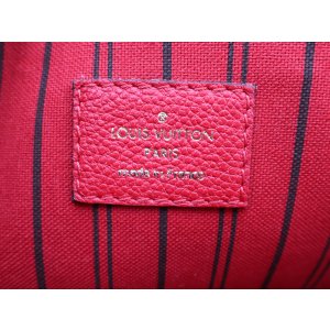 Louis Vuitton Pochette Metis Empreinte Scarlet Rot