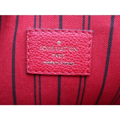 Louis Vuitton Pochette Metis Empreinte Scarlet Rot
