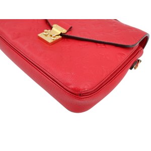 Louis Vuitton Pochette Metis Empreinte Scarlet Rot
