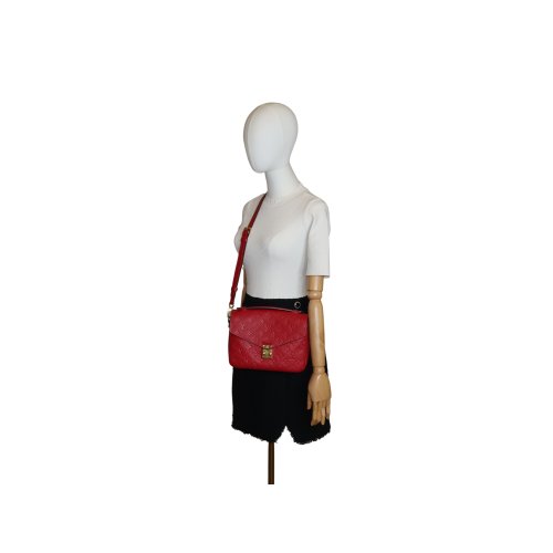 Louis Vuitton Pochette Metis Empreinte Scarlet Rot