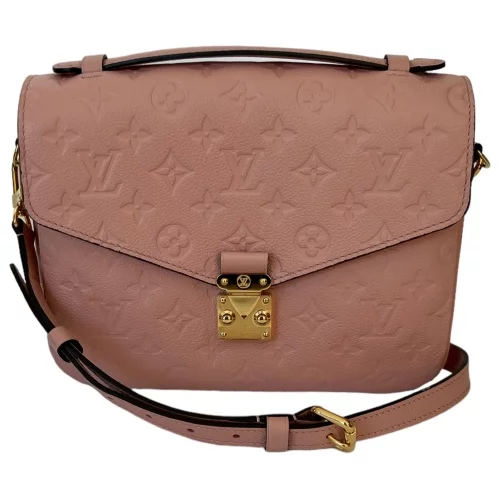 Louis Vuitton Pochette Metis Empreinte Rose Poudre Ballerine I Love Handbags