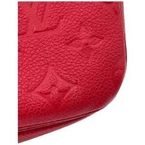 Louis Vuitton Pochette Metis Empreinte Scarlet Rot