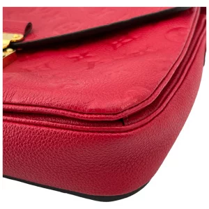 Louis Vuitton Pochette Metis Empreinte Scarlet Rot