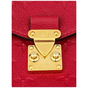 Louis Vuitton Pochette Metis Empreinte Scarlet Rot